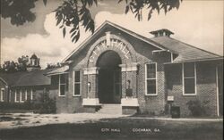 Cochran, GA - City Hall Postcard