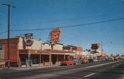 Mojave California Main Street Pioneer Club Mojave Drugs Cafe Merle Porter Postcard Postcard Postcard