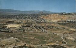 Butte, Montana and Berkeley Pit Postcard