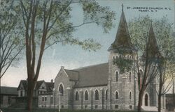 St. Joseph's Church, R.C., Perry, NY Postcard