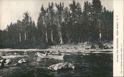 Along the Genesee, Near Perry, NY New York Postcard Postcard Postcard