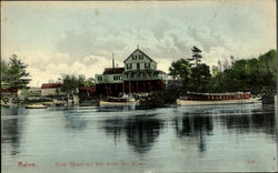 New Meadows Inn From The River Postcard