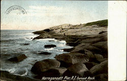 Sunset Rock Postcard