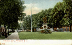 Wilkinson Park Pawtucket, RI Postcard Postcard