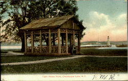 Light House Point Chautauqua Lake, NY Postcard Postcard