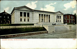 Court House Worcester, MA Postcard Postcard