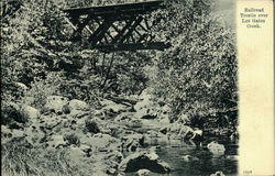 Railroad Trestle Over Los Gatos Creek California Postcard Postcard