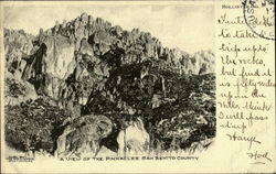 A View Of The Pinnacles, San Benito County Hollister, CA Postcard Postcard