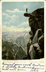 Overhanging Rock, Glacier Point Yosemite Valley, CA Yosemite National Park Postcard Postcard