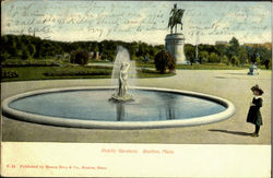 Public Gardens Postcard