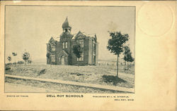 Dell Roy Schools Dellroy, OH Postcard Postcard