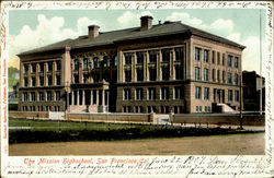 The Mission High School Postcard