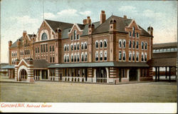 Railroad Station Concord, NH Postcard Postcard