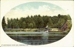 At Contoocook River Park Concord, NH Postcard Postcard