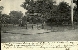 Entrance To Grace Park Postcard