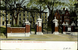 Van Wickle Gate, Brown University Postcard