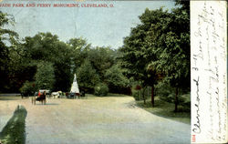 Vade Park And Perry Monument Postcard