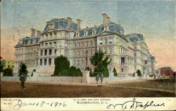 U. S. Army And Navy Building Postcard