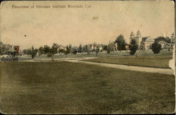 Panorama Of Sherman Institute Postcard