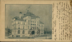 Post Office And Custom House Chattanooga, TN Postcard Postcard