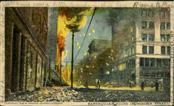 Earthquake Ruins In Mission Street San Francisco, CA Postcard Postcard