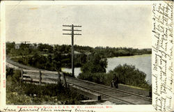 Scene On Rock River Postcard