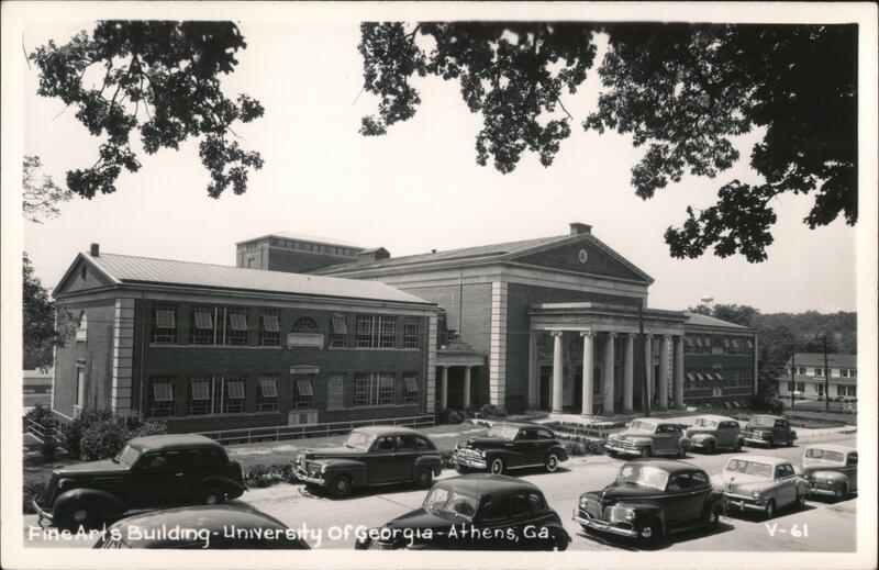 Fine Arts Building University of Georgia Athens Postcard