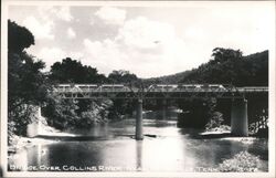 Bridge Over Collins River Near McMinnville Tennessee Postcard Postcard Postcard