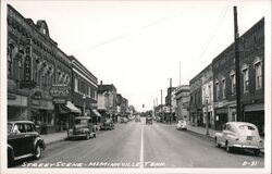 Street Scene, McMinnville, Tennessee Postcard