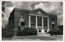 Church of Christ, McMinnville, Tennessee Postcard