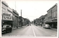 Street Scene, Dixie Theater, McMinnville, Tennessee Postcard Postcard Postcard