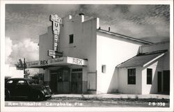 Rex Theatre, Carrabelle, Florida Postcard Postcard Postcard