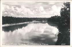 Caney Fork River, McMinnville, TN Postcard