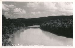 Barren Fork River, McMinnville, Tennessee Postcard