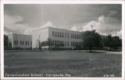 Consolidated School - Carrabelle, Florida Postcard Postcard Postcard