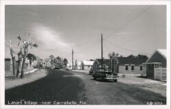 Lanart Village near Carrabelle Florida Street Scene Postcard Postcard Postcard