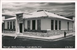 Harry's White Kitchen Restaurant - Carrabelle, Florida Postcard Postcard Postcard