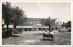 Street Scene Gainesville Georgia Postcard