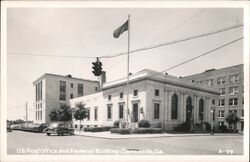 US Post Office and Federal Building - Gainesville, GA Georgia Postcard Postcard Postcard