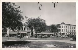 Street Scene Gainesville, Georgia Postcard Postcard Postcard