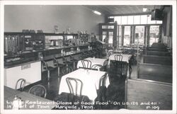 Lyn's Restaurant Interior, Maryville, Tennessee Postcard