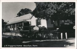 J.A. Higgins Home, Benton, TN Tennessee Postcard Postcard Postcard