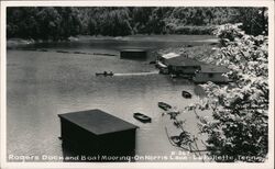 Rogers Dock and Boat Mooring, Norris Lake LaFollette, TN Postcard Postcard Postcard