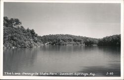 Pennyrile State Park Lake, Dawson Springs, KY Kentucky Postcard Postcard Postcard