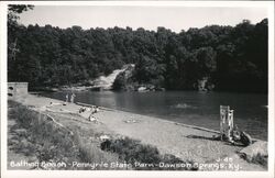 Bathing Beach Pennyrile State Park Dawson Springs Kentucky Postcard Postcard Postcard