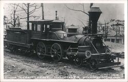 Engine Texas, Used in Pursuit of the Engine General, Civil War Postcard