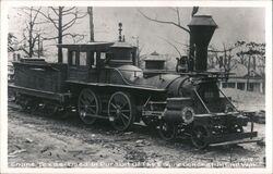 Engine Texas Used In Pursuit Of The Engine General-In Civil War Postcard