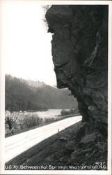 U.S. 70 Between Hot Springs and Marshall, NC Postcard