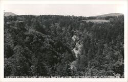 Tallulah Gorge and Pavillion View From Devil's Pulpit Postcard