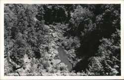 Tallulah Gorge from Pavillion, Tallulah Falls Postcard